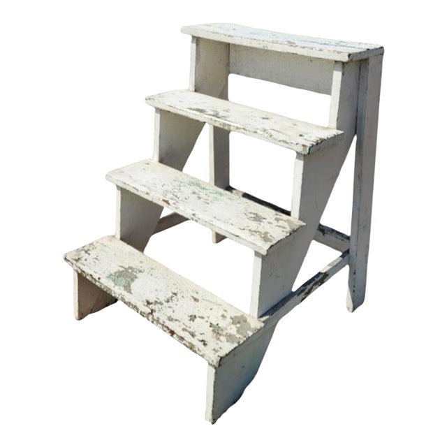 Vintage Ladder Style Planter Stand For Sale