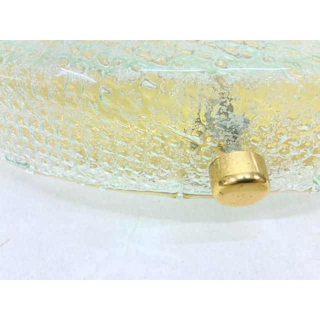 Metal Vintage Ceiling Lamp from Vetri Murano, 1970s For Sale - Image 7 of 16