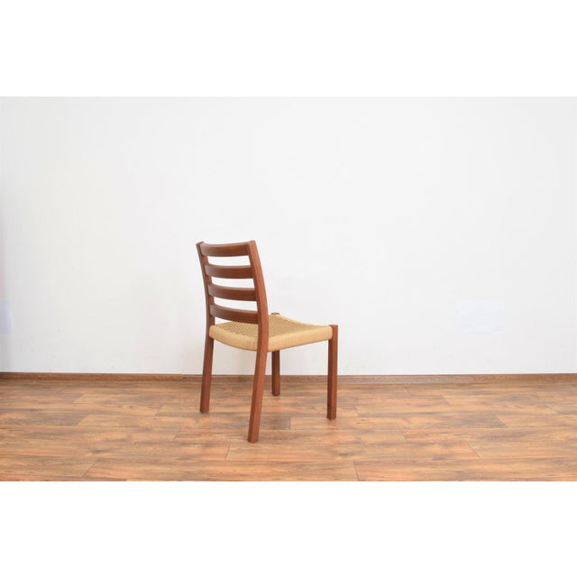 1960s Mid-Century Modern Danish Teak Dining Chair by Niels O. Møller for J.L. Møllers, 1960s For Sale - Image 5 of 12