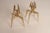 Pair of Sculptural Vintage Brutalist Candle Holders in Polished Brass For Sale - Image 4 of 13