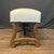 Antique French Os De Mouton Walnut Bench 19th Century With New Upholstery For Sale - Image 4 of 6
