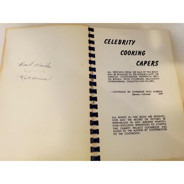1970s Hollywood Celebrity Cookbook, Vintage For Sale In Miami - Image 6 of 12