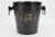 1980s Cork Night Club Black Aluminum Ice Bucket For Sale - Image 5 of 5