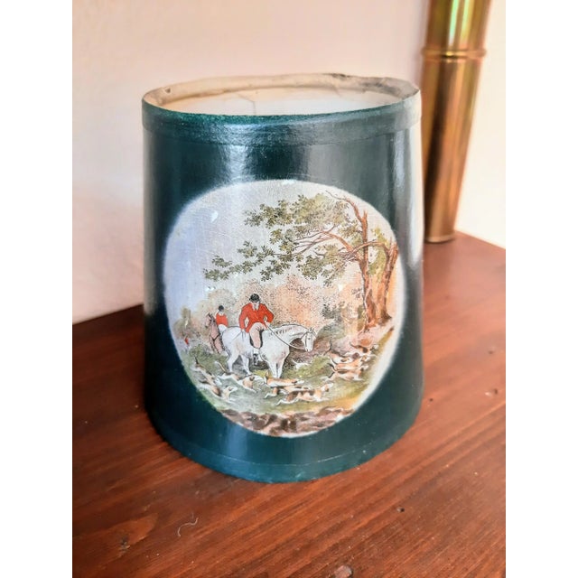 English Lamp Shade Hunting Horse Equestrian For Sale In Fayetteville, AR - Image 6 of 6