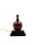 Vintage French Art Deco Wood Table Lamp, 1930s For Sale - Image 3 of 12