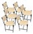 Elevate Your Dining Experience With 6 Asher Dining Chairs. For Sale