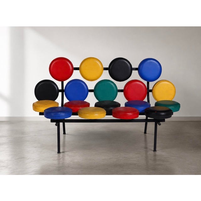 Black Marshmallow Bench by Georges Nelsons for Vitra, 1999 For Sale - Image 8 of 8