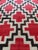 Red Navajo Rug C 1920, Handmade Native American Textile, 4'7" x 7'2" Red Geometric For Sale - Image 8 of 15