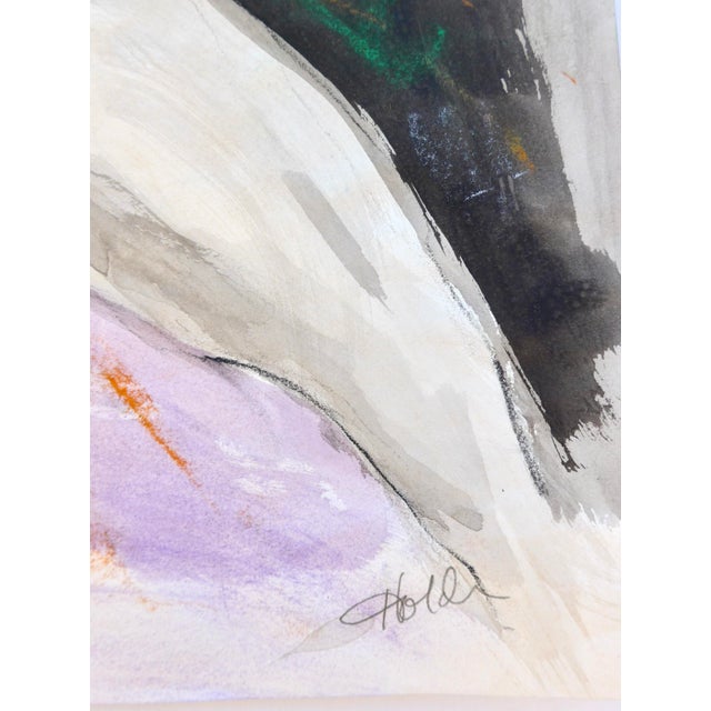 "Nude in the Studio" Contemporary Abstract Figurative Drawing by Martha Holden For Sale - Image 4 of 6