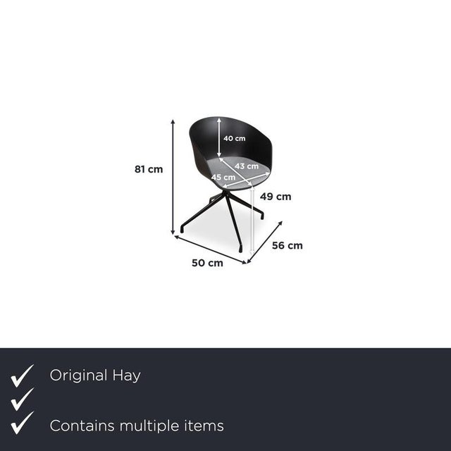 Conscious and understated – the chairs in this 12-piece set from hay's about a chair collection (acc20) feature simple,...