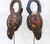 Hand-Carved African Bird Masks with Polychrome Pigments, Mid-20th Century, Set of 2 For Sale - Image 8 of 17
