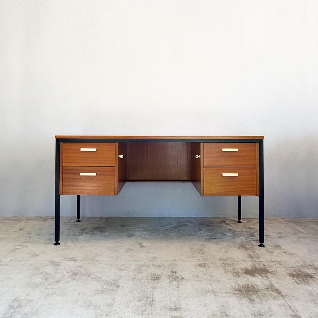 Teak Executive Desk from Abbess Linear, 1965 For Sale - Image 13 of 13