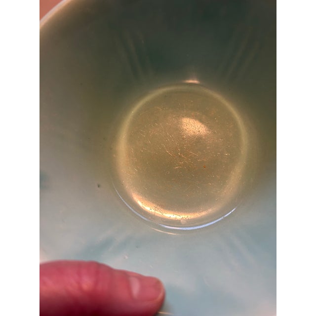 Early 20th Century Homer Laughlin “Apple Tree” Mixing Bowl - Small/Medium Size For Sale - Image 10 of 12