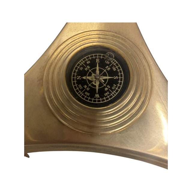 2000 - 2009 Alexander Kalifano Gemstone on Brass Tripod Stand For Sale - Image 5 of 6