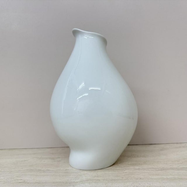 White Large Vintage Vase from Rosenthal, 1950s For Sale - Image 8 of 18
