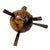 Metal Antique Hand Hammered Dovetail Copper & Wrought Iron Swedish Tea Kettle Coffee Pot For Sale - Image 7 of 7