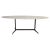 Metal Mid-Century Modern Carrara Marble Dining Table with Metallic Foot, Italy, 1950s For Sale - Image 7 of 7