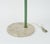 Italy, 1960's Round beige marble base green enameled stem adjustable arm with yellow shade beige enameled. L 26 in H 78 in...