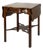 Vintage Baker Furniture Historic Charleston Chippendale-Style Mahogany Pembroke Drop-Leaf Table For Sale