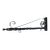 Vintage Wrought Iron Twisted Barber Pole Style Hanging Sign Holder For Sale