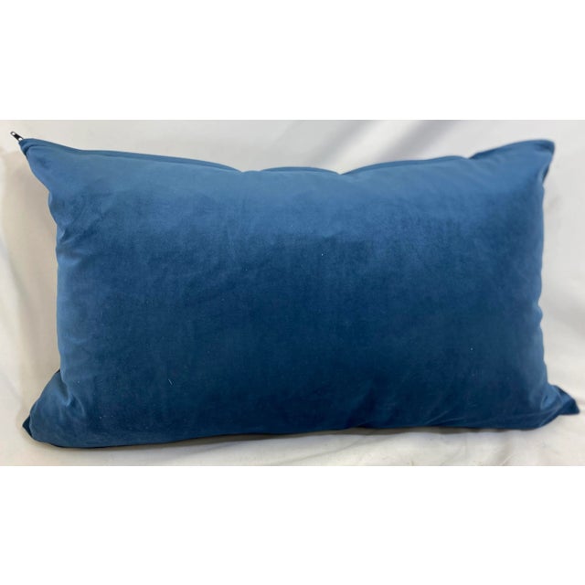 Magical Soaring Multicolored Celestial Reindeer Christmas Bolster Pillow With a Sultry Deep Navy Background. Made In UK...