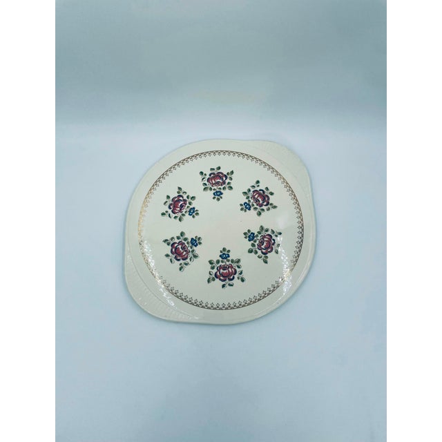 Vintage Ceramic Cake Stand, 1955 For Sale - Image 3 of 9