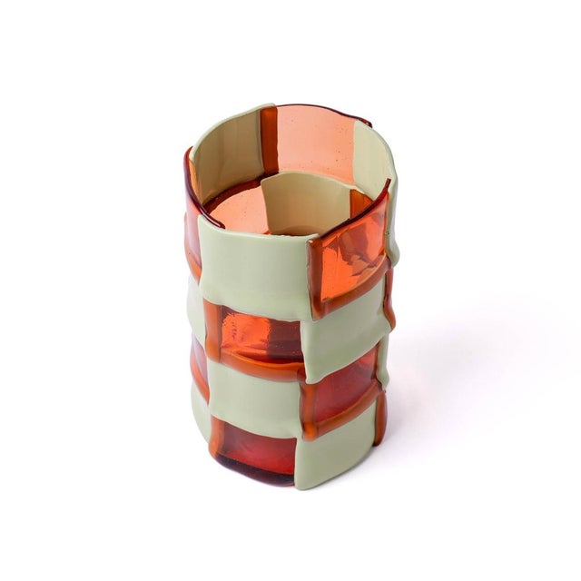Contemporary Bamboo Vase by Enzo Mari for Corsi Design Factory For Sale - Image 3 of 8