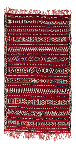 Vintage Handwoven Berber Rug, 1990s