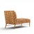 Wood Paul McCobb for Calvin Mid Century Walnut and Brass Chaise Lounge For Sale - Image 7 of 9