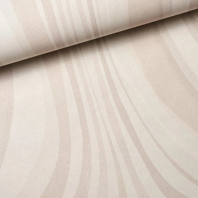 Not Yet Made - Made To Order Schumacher x Backdrop Mood Ring Wallpaper in Ghost For Sale - Image 5 of 6