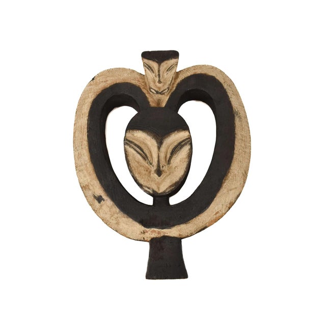 African Early 20th Century Kwele Ekuk Mask Gabon For Sale - Image 3 of 8