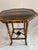 Antique English Bamboo Lacquered Octagonal Table | Aesthetic Movement Chinoiserie | Japanned Top, 28in Tall For Sale - Image 4 of 17