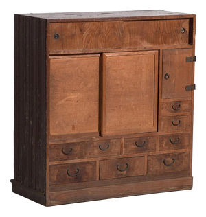 Japanese Storage Chest of Drawers