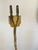 1960s Gilt Metal Wall Sculpture of Floral Branches For Sale In New Orleans - Image 6 of 6
