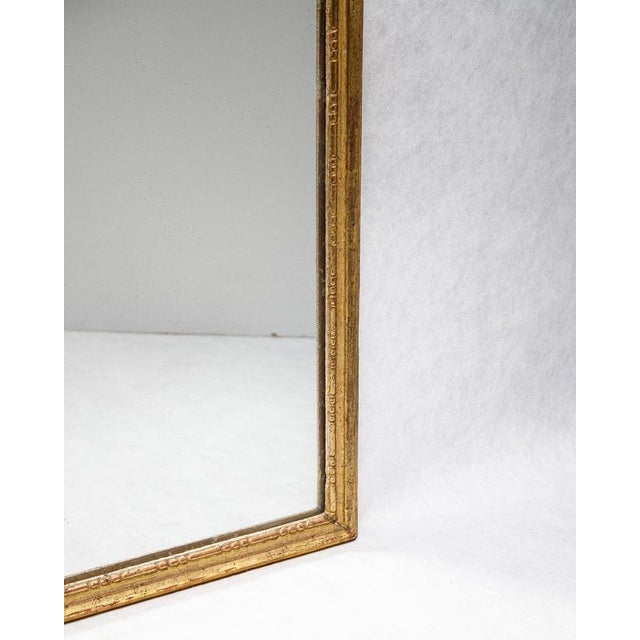 Small Louis XVI Giltwood Square Mirror For Sale - Image 4 of 8