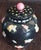 Mary Engelbreit Black Floral Cottage Collection Creamer Sugar Set Vintage 1998 in Original Boxes Black glossy base...