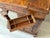 Brown Antique Victorian Burl Walnut Wood and Leather Davenport Writing Table Secretary Desk For Sale - Image 8 of 18