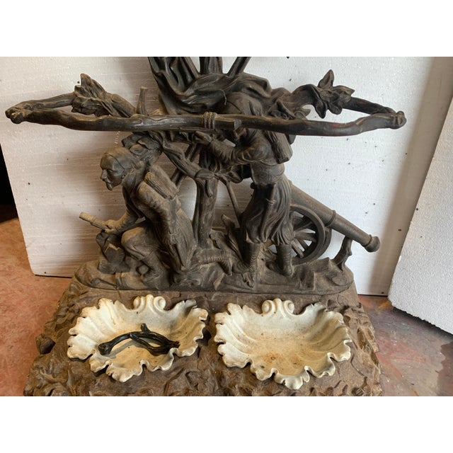 Chiseled cast iron entrance hall coat rack Corneau Alfred House in Charleville-Mézières Decorated with foliage and flowers...