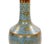 Mid-Century Modern Italian Blue Tapestry-Design Porcelain Table Lamps – Pair For Sale - Image 4 of 11