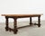 Farmhouse Country English Walnut Farmhouse Barley Twist Dining Table For Sale - Image 3 of 18