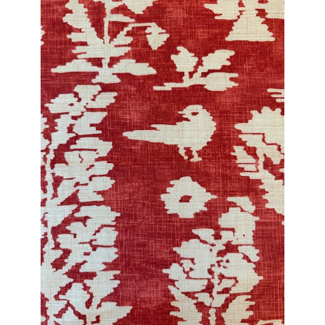 Thibaut F972599 Allaire Red Fabric 2 1/2 Yards Brand Thibaut Fabric Book / Collection Chestnut Hill Pattern Allaire...