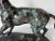 1970s Vintage Bronze Dog Sculpture Signed Roger For Sale - Image 5 of 12
