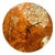Brown Onyx Wall Clock by Forzini For Sale