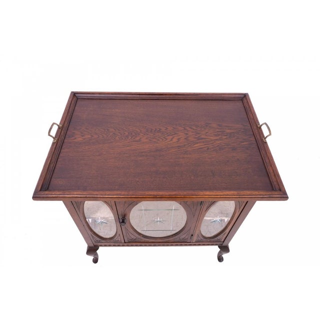Antique Bar in Oak, Western Europe, 1910 For Sale - Image 6 of 12