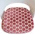 Eero Saarinen Knoll Armless Saarinen Plastic-Back Side Chair in Pink Dots For Sale - Image 4 of 8