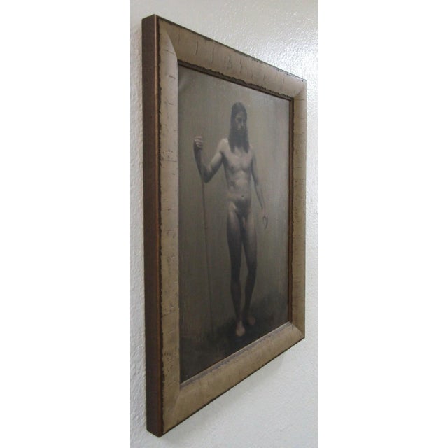 Florence Academy of Art Academic Male Figure Study Oil Painting Signed Vios For Sale - Image 10 of 14