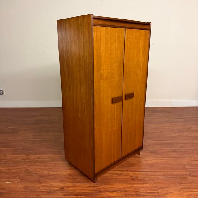 White & Newton White & Newton Mid-Century 2 Door Teak Wardrobe For Sale - Image 4 of 14