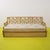 Woven Bamboo Sofa Bed with Double Pull-Out Mattress For Sale - Image 14 of 14