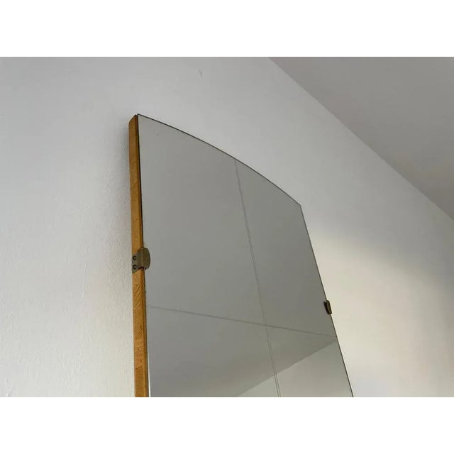 Brown Mid-Century German Mirror For Sale - Image 8 of 11