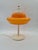 Space Age Table Lamp with Orange Glass Shade, Europe, 1970s For Sale - Image 6 of 12